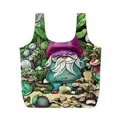 Charm Toadstool Necromancy Magician Conjuration Sorcery Spell Mojo Chanterelle Full Print Recycle Bag (m) by GardenOfOphir