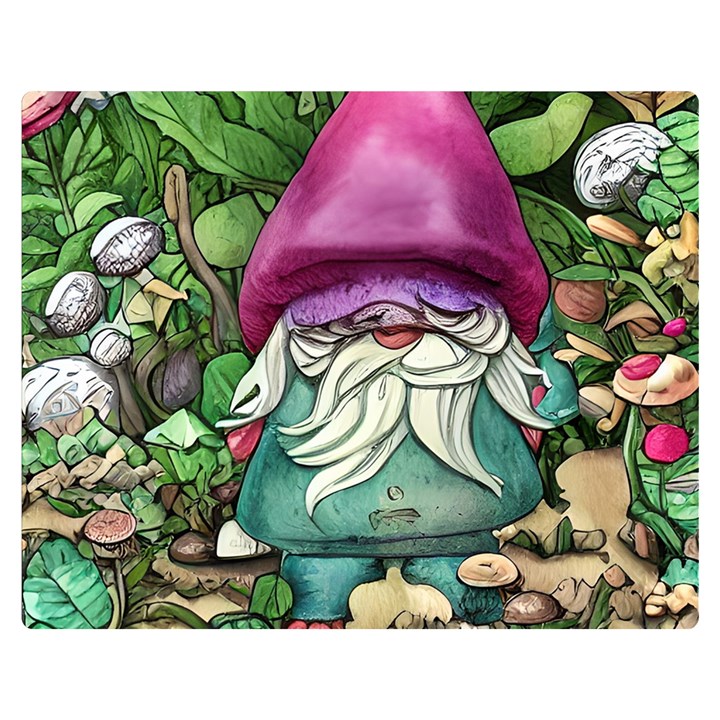 Charm Toadstool Necromancy Magician Conjuration Sorcery Spell Mojo Chanterelle Premium Plush Fleece Blanket (Medium)