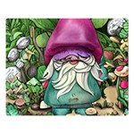 Charm Toadstool Necromancy Magician Conjuration Sorcery Spell Mojo Chanterelle One Side Premium Plush Fleece Blanket (Large) 80 x60  Blanket Front