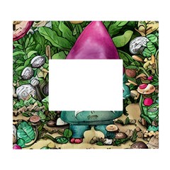 Charm Toadstool Necromancy Magician Conjuration Sorcery Spell Mojo Chanterelle White Wall Photo Frame 5  X 7  by GardenOfOphir