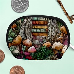 Bewitch Stipe Black Art Incantation Enchant Champignon Shiitake Witchcraft Black Magic Witch Accessory Pouch (medium) by GardenOfOphir