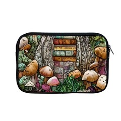 Bewitch Stipe Black Art Incantation Enchant Champignon Shiitake Witchcraft Black Magic Witch Apple Macbook Pro 13  Zipper Case by GardenOfOphir