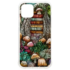 Bewitch Stipe Black Art Incantation Enchant Champignon Shiitake Witchcraft Black Magic Witch Iphone 12/12 Pro Tpu Uv Print Case by GardenOfOphir