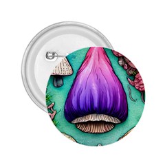 Veil Presto Psilocybin Superstition Agaric Trick Button Mushroom Sciopticon Diablerie Voodoo Fairy 2 25  Buttons by GardenOfOphir