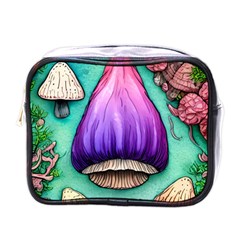 Veil Presto Psilocybin Superstition Agaric Trick Button Mushroom Sciopticon Diablerie Voodoo Fairy Mini Toiletries Bag (one Side) by GardenOfOphir