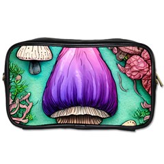 Veil Presto Psilocybin Superstition Agaric Trick Button Mushroom Sciopticon Diablerie Voodoo Fairy Toiletries Bag (two Sides) by GardenOfOphir