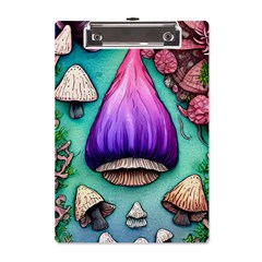 Veil Presto Psilocybin Superstition Agaric Trick Button Mushroom Sciopticon Diablerie Voodoo Fairy A5 Acrylic Clipboard by GardenOfOphir