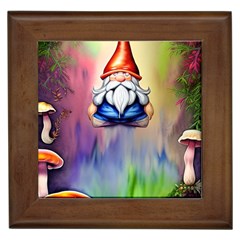 Thaumaturgy Magically Prestidigitation Sleight Of Hand Fly Agaric Abracadabra Framed Tile by GardenOfOphir