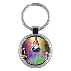 Thaumaturgy Magically Prestidigitation Sleight Of Hand Fly Agaric Abracadabra Key Chain (round) by GardenOfOphir