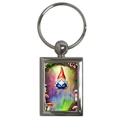 Thaumaturgy Magically Prestidigitation Sleight Of Hand Fly Agaric Abracadabra Key Chain (rectangle) by GardenOfOphir