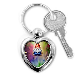 Thaumaturgy Magically Prestidigitation Sleight Of Hand Fly Agaric Abracadabra Key Chain (heart) by GardenOfOphir