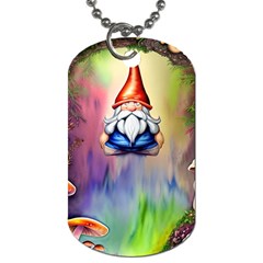 Thaumaturgy Magically Prestidigitation Sleight Of Hand Fly Agaric Abracadabra Dog Tag (one Side) by GardenOfOphir