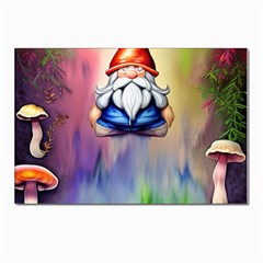 Thaumaturgy Magically Prestidigitation Sleight Of Hand Fly Agaric Abracadabra Postcards 5  X 7  (pkg Of 10) by GardenOfOphir