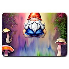 Thaumaturgy Magically Prestidigitation Sleight Of Hand Fly Agaric Abracadabra Large Doormat by GardenOfOphir