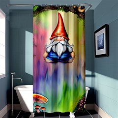 Thaumaturgy Magically Prestidigitation Sleight Of Hand Fly Agaric Abracadabra Shower Curtain 36  X 72  (stall)  by GardenOfOphir