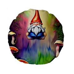 Thaumaturgy Magically Prestidigitation Sleight Of Hand Fly Agaric Abracadabra Standard 15  Premium Flano Round Cushions by GardenOfOphir