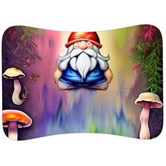 Thaumaturgy Magically Prestidigitation Sleight Of Hand Fly Agaric Abracadabra Velour Seat Head Rest Cushion by GardenOfOphir