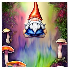 Thaumaturgy Magically Prestidigitation Sleight Of Hand Fly Agaric Abracadabra Wooden Puzzle Square by GardenOfOphir