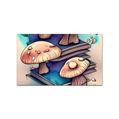 Mushroom Cloud Legerdemain Portobello Warlock Sticker (rectangular) by GardenOfOphir