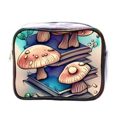 Mushroom Cloud Legerdemain Portobello Warlock Mini Toiletries Bag (one Side) by GardenOfOphir