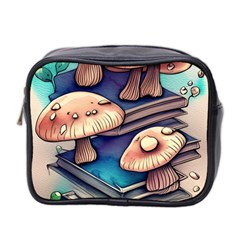 Mushroom Cloud Legerdemain Portobello Warlock Mini Toiletries Bag (two Sides) by GardenOfOphir