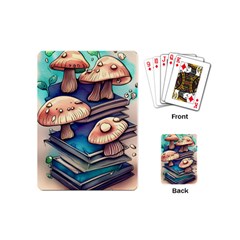 Mushroom Cloud Legerdemain Portobello Warlock Playing Cards Single Design (mini) by GardenOfOphir