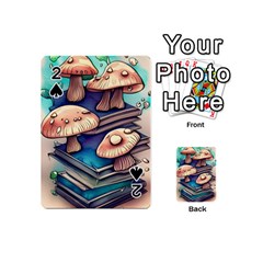 Mushroom Cloud Legerdemain Portobello Warlock Playing Cards 54 Designs (mini) by GardenOfOphir