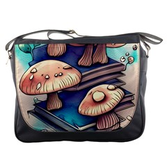 Mushroom Cloud Legerdemain Portobello Warlock Messenger Bag by GardenOfOphir