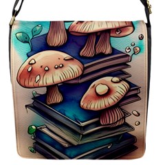 Mushroom Cloud Legerdemain Portobello Warlock Flap Closure Messenger Bag (s) by GardenOfOphir