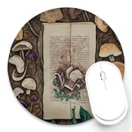 Charming Toadstool Round Mousepad Front