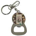 Charming Toadstool Bottle Opener Key Chain Front