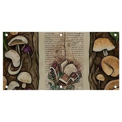 Charming Toadstool Banner And Sign 4  X 2  by GardenOfOphir