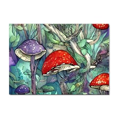 Necromancy Mushroom Sticker A4 (10 Pack) by GardenOfOphir