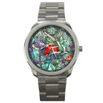 Necromancy Mushroom Sport Metal Watch Front