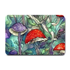 Necromancy Mushroom Small Doormat by GardenOfOphir