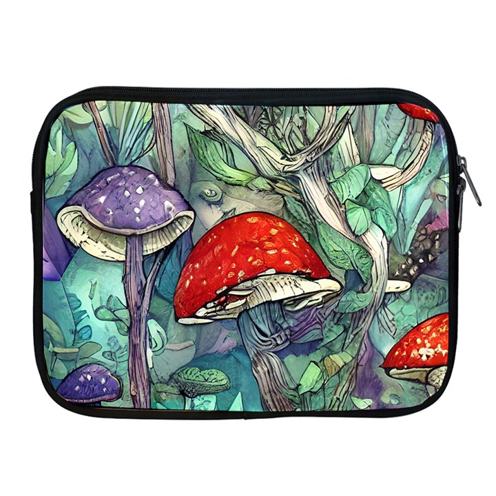 Necromancy Mushroom Apple iPad 2/3/4 Zipper Cases