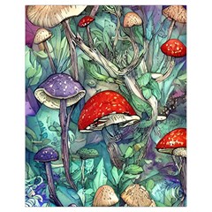 Necromancy Mushroom Drawstring Bag (small) by GardenOfOphir