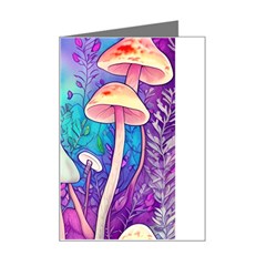 Magician s Charm Mushroom Mini Greeting Card