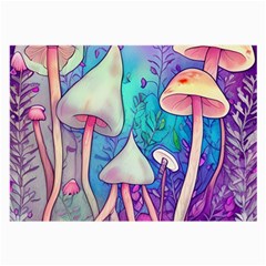 Magician s Charm Mushroom Large Glasses Cloth (2 Sides) by GardenOfOphir