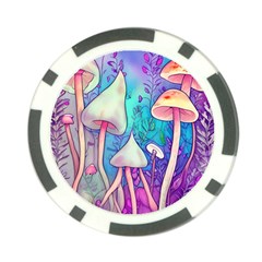 Magician s Charm Mushroom Poker Chip Card Guard (10 Pack) by GardenOfOphir