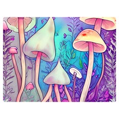 Magician s Charm Mushroom Premium Plush Fleece Blanket (extra Small)