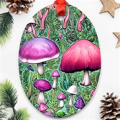 Conjuration Mushroom Ornament (oval) by GardenOfOphir