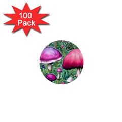 Conjuration Mushroom 1  Mini Buttons (100 Pack) 