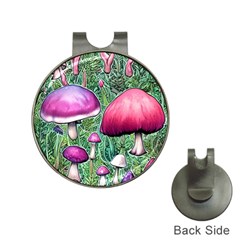 Conjuration Mushroom Hat Clips With Golf Markers by GardenOfOphir