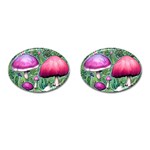 Conjuration Mushroom Cufflinks (Oval) Front(Pair)