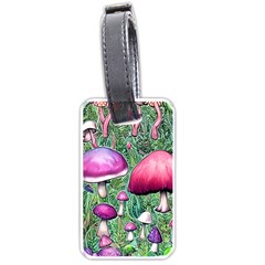 Conjuration Mushroom Luggage Tag (one Side) by GardenOfOphir