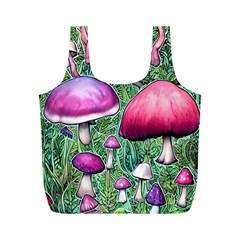 Conjuration Mushroom Full Print Recycle Bag (m) by GardenOfOphir