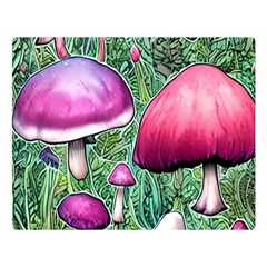 Conjuration Mushroom Premium Plush Fleece Blanket (large) by GardenOfOphir