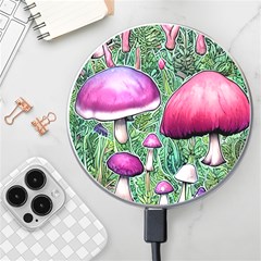 Conjuration Mushroom Wireless Fast Charger(white) by GardenOfOphir