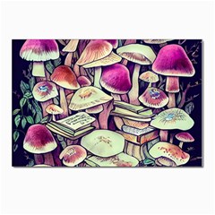 Sorcery Mushroom Postcards 5  X 7  (pkg Of 10)